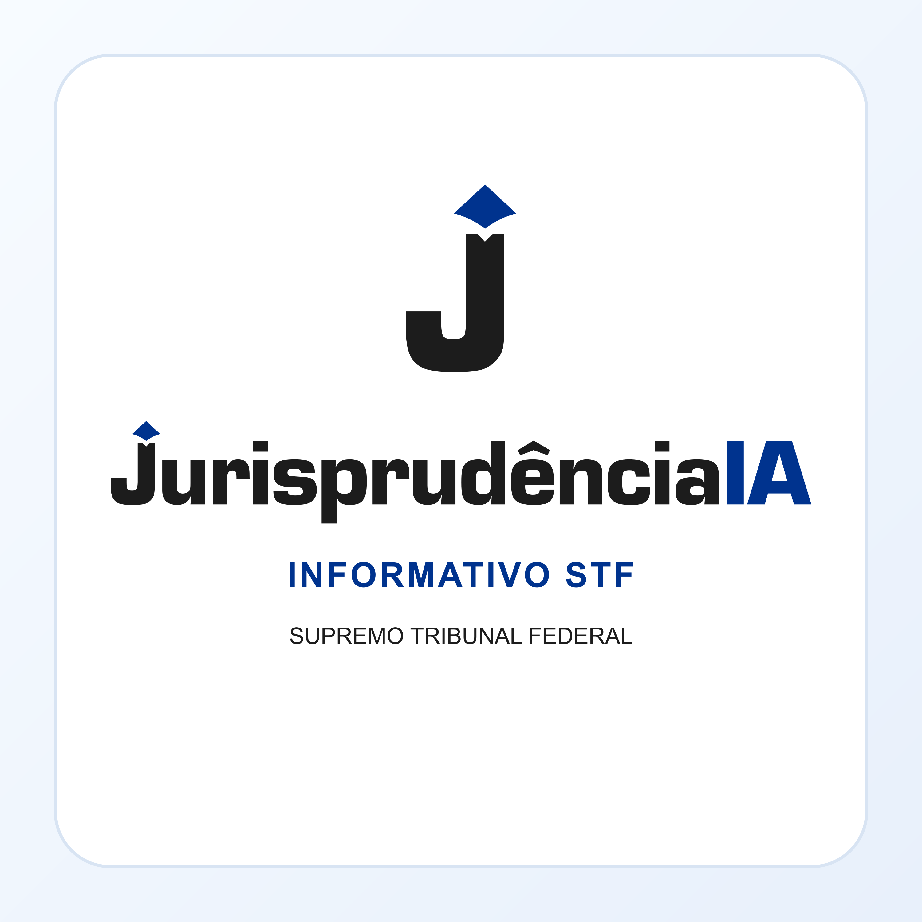 JurisprudênciaIA - Informativo STF em áudio podcast artwork